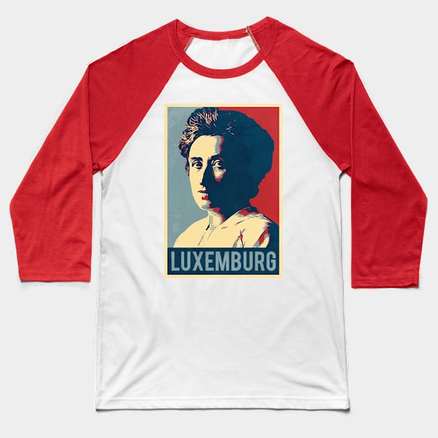 Rosa Luxemburg Baseball T-Shirt by dan89